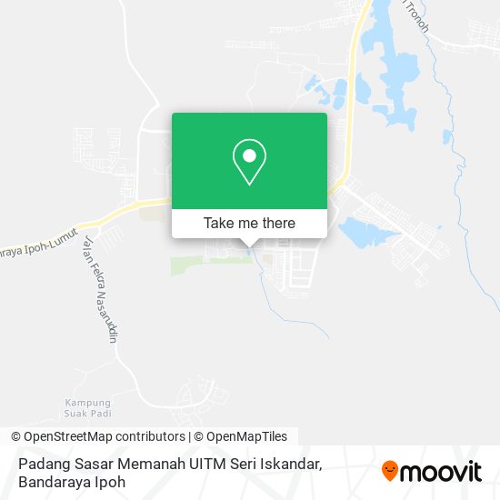 Padang Sasar Memanah UITM Seri Iskandar map