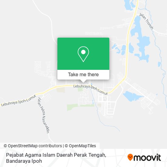 Peta Pejabat Agama Islam Daerah Perak Tengah