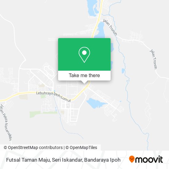 Futsal Taman Maju, Seri Iskandar map