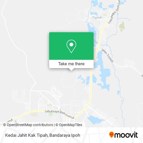 Kedai Jahit Kak Tipah map