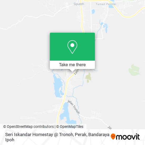 Seri Iskandar Homestay @ Tronoh, Perak map