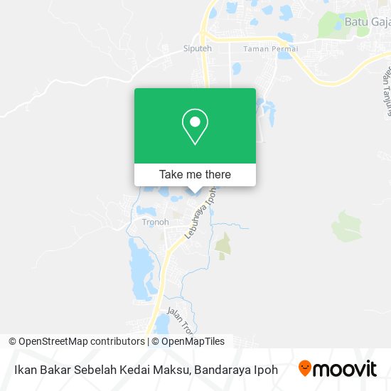 Ikan Bakar Sebelah Kedai Maksu map