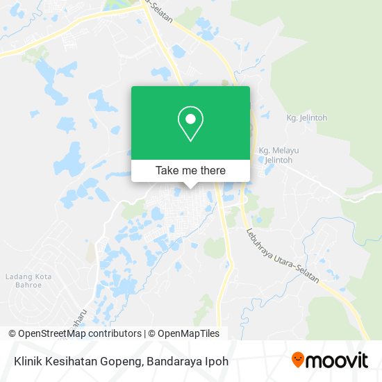 Klinik Kesihatan Gopeng map