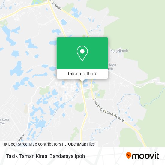 Tasik Taman Kinta map