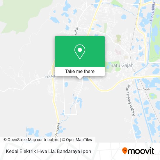 Kedai Elektrik Hwa Lia map