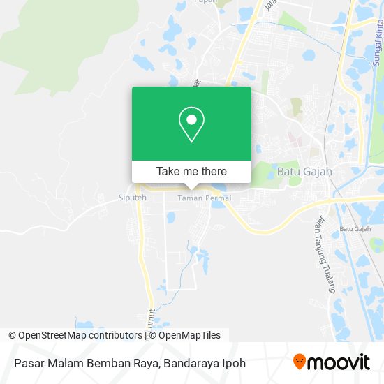 Pasar Malam Bemban Raya map