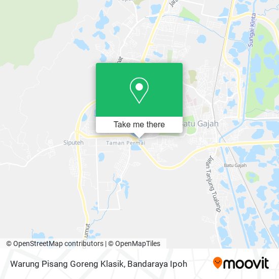 Warung Pisang Goreng Klasik map