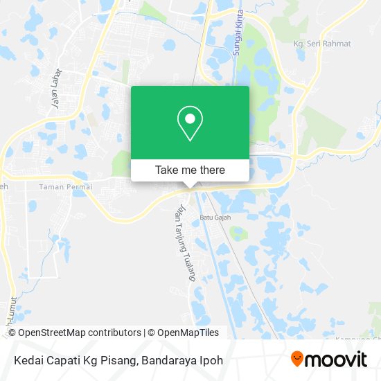 Kedai Capati Kg Pisang map