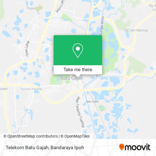 Peta Telekom Batu Gajah