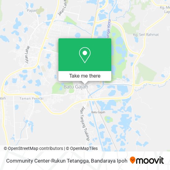 Community Center-Rukun Tetangga map