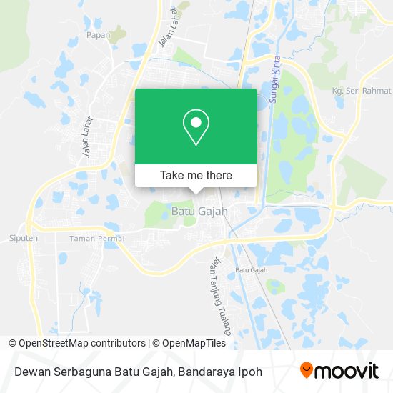 Dewan Serbaguna Batu Gajah map