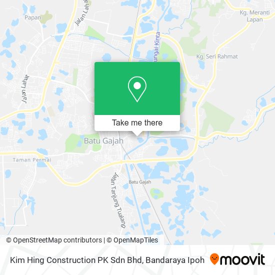 Kim Hing Construction PK Sdn Bhd map