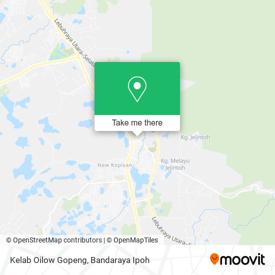 Kelab Oilow Gopeng map