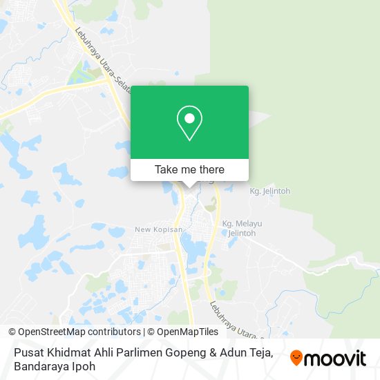 Peta Pusat Khidmat Ahli Parlimen Gopeng & Adun Teja