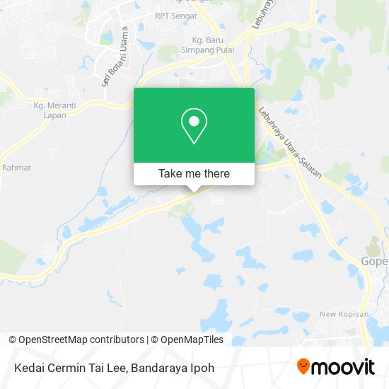 Peta Kedai Cermin Tai Lee