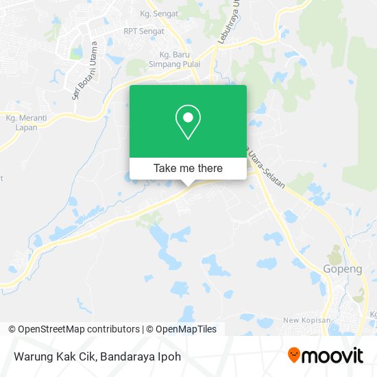 Peta Warung Kak Cik