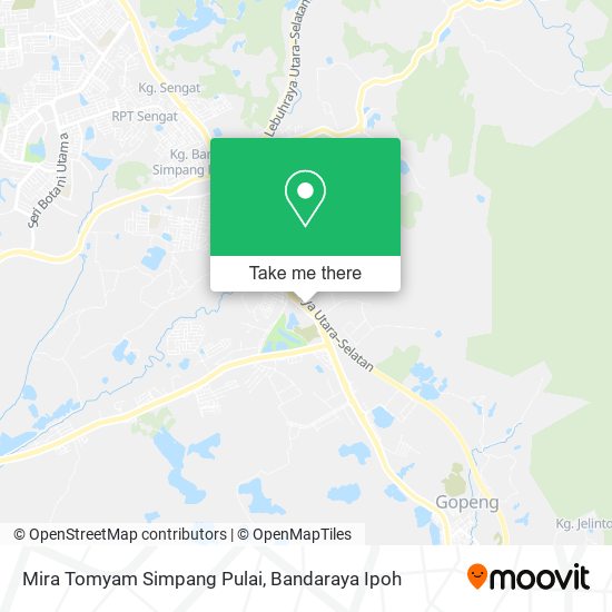 Mira Tomyam Simpang Pulai map