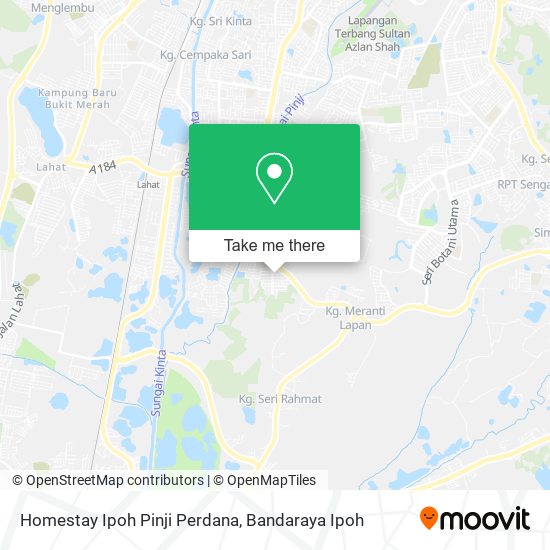 Homestay Ipoh Pinji Perdana map