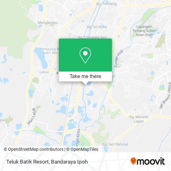 Teluk Batik Resort map