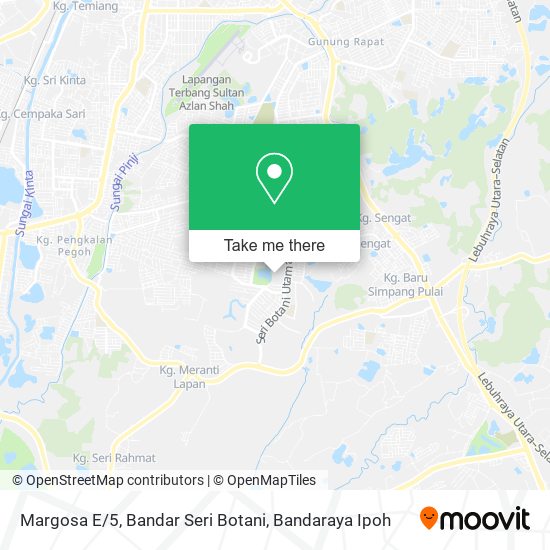 Margosa E / 5, Bandar Seri Botani map