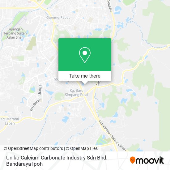 Uniko Calcium Carbonate Industry Sdn Bhd map