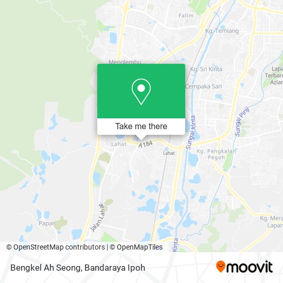 Bengkel Ah Seong map