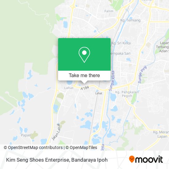 Kim Seng Shoes Enterprise map