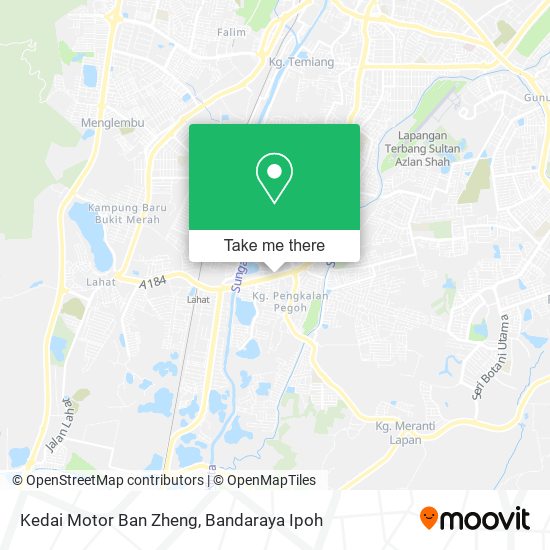 Kedai Motor Ban Zheng map