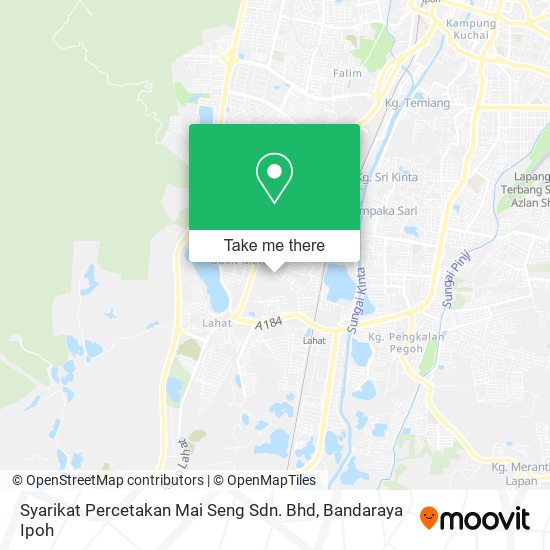 Peta Syarikat Percetakan Mai Seng Sdn. Bhd