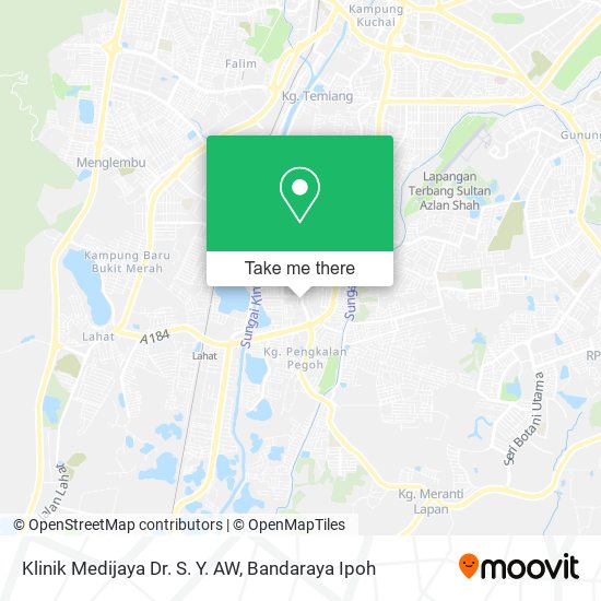Klinik Medijaya Dr. S. Y. AW map