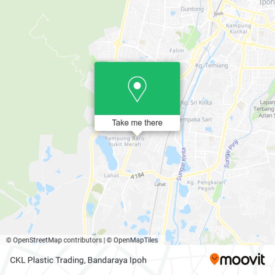 CKL Plastic Trading map
