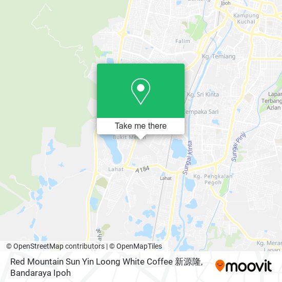 Red Mountain Sun Yin Loong White Coffee 新源隆 map
