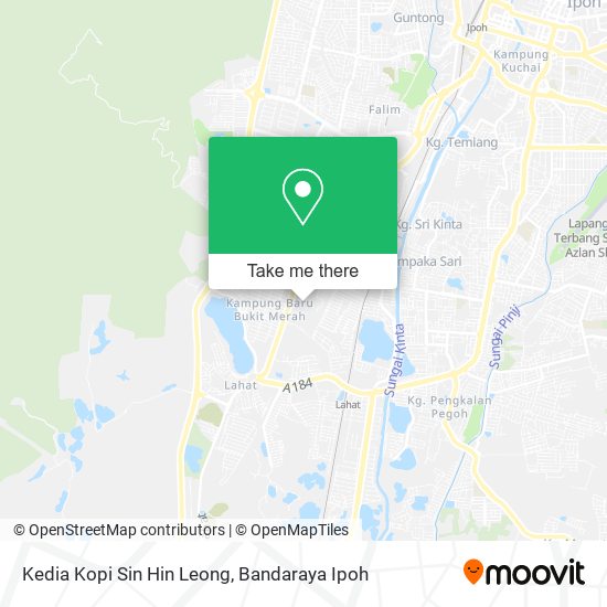 Kedia Kopi Sin Hin Leong map