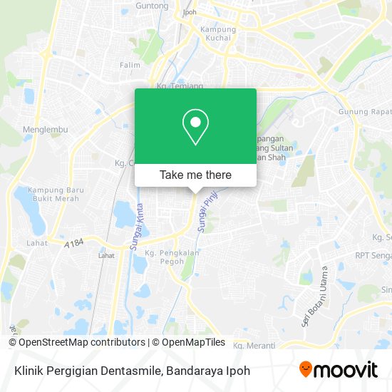 Klinik Pergigian Dentasmile map