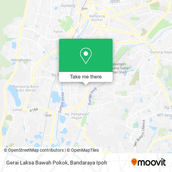 Gerai Laksa Bawah Pokok map