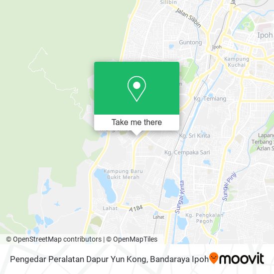 Pengedar Peralatan Dapur Yun Kong map