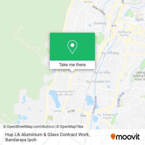 Hup Lik Aluminium & Glass Contract Work map