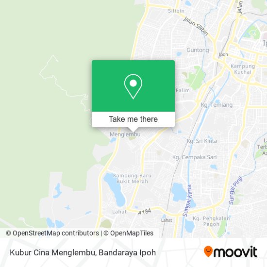 Kubur Cina Menglembu map