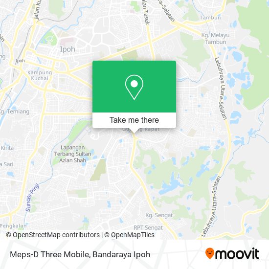 Meps-D Three Mobile map