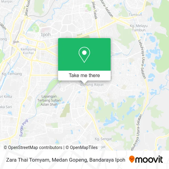 Zara Thai Tomyam, Medan Gopeng map