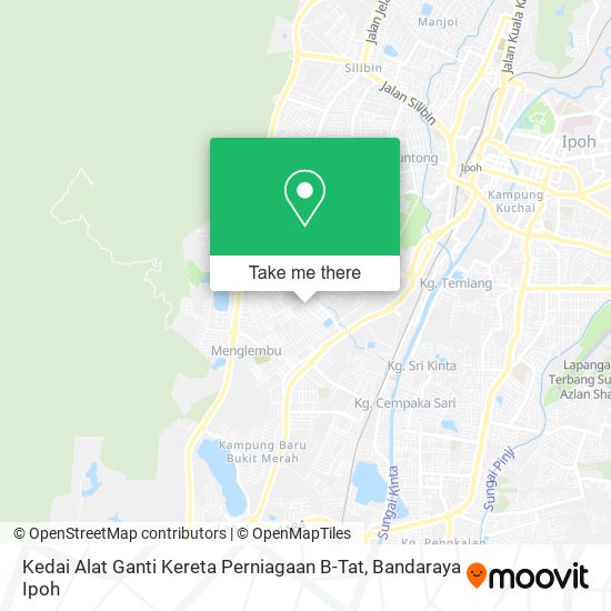 Kedai Alat Ganti Kereta Perniagaan B-Tat map