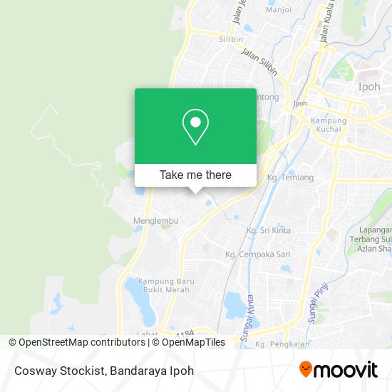 Cosway Stockist map