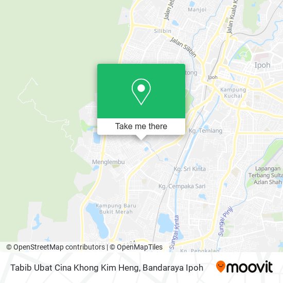 Tabib Ubat Cina Khong Kim Heng map