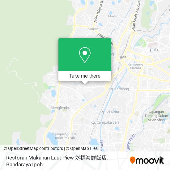 Peta Restoran Makanan Laut Piew 彣標海鮮飯店