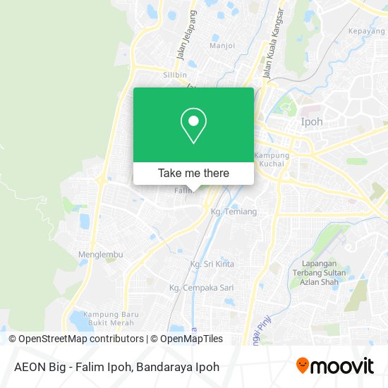 AEON Big - Falim Ipoh map