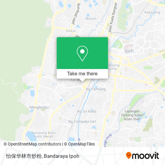 Peta 怡保华林市炒粉