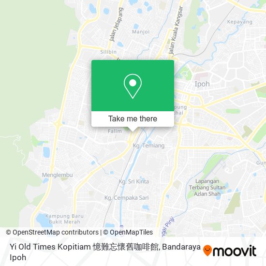 Yi Old Times Kopitiam 憶難忘懷舊咖啡館 map