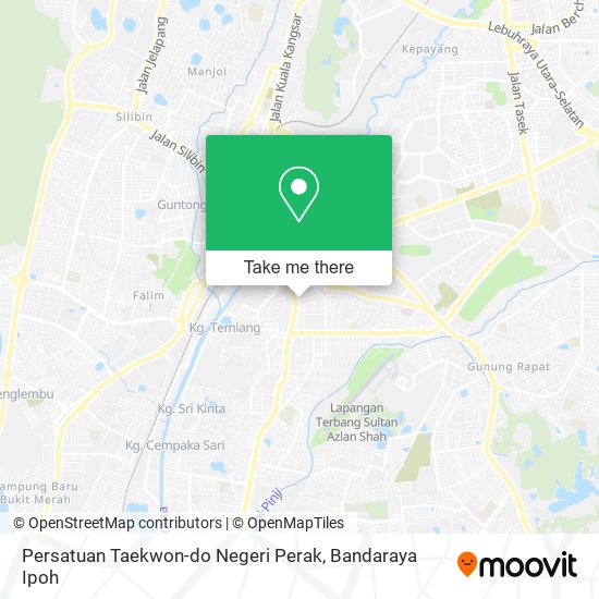 Persatuan Taekwon-do Negeri Perak map