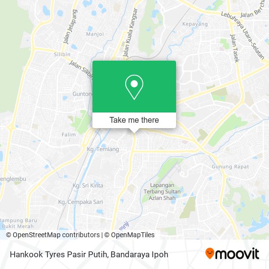 Hankook Tyres Pasir Putih map