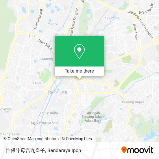 怡保斗母宫九皇爷 map